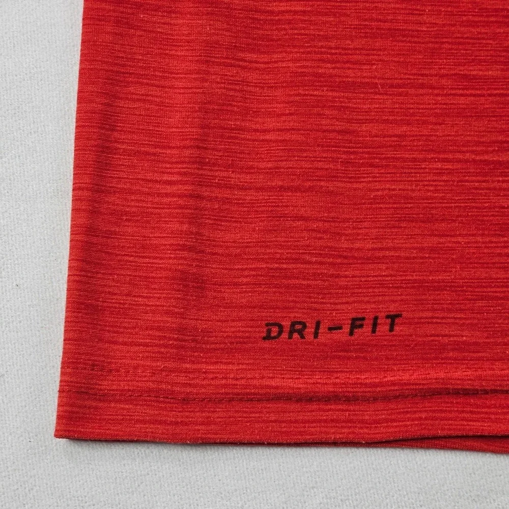 Nike Dri-Fit Red Short Sleeve Performance T-Shirt Men's LT